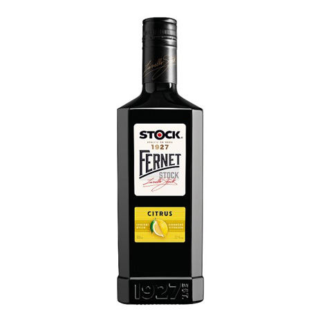Vlastní etikety na alkohol - Fernet Stock Citrus