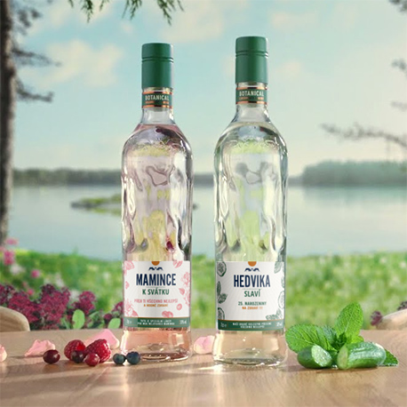 Vlastní etikety na alkohol - Finlandia Botanical Cucumber & Mint