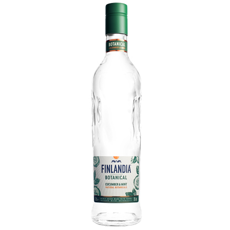 Vlastní etikety na alkohol - Finlandia Botanical Cucumber & Mint