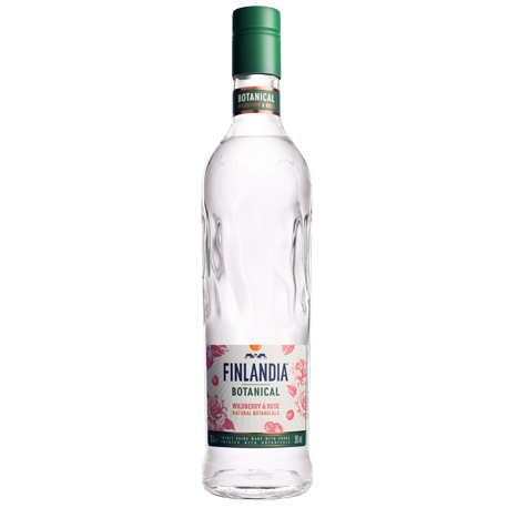 Vlastní etikety na alkohol - Finlandia Botanical Wildberry & Rose
