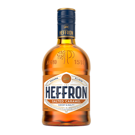 Vlastní etikety na alkohol - Rum Heffron Salted Caramel