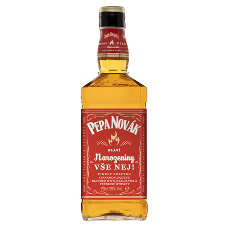 Vlastní etikety na alkohol - Jack Daniel's Fire
