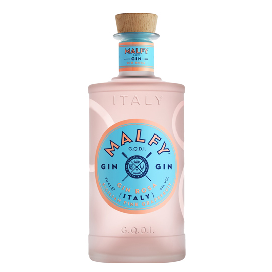 Vlastní etikety na alkohol - Malfy Gin Rosa