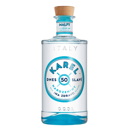 Vlastní etikety na alkohol - Malfy Gin