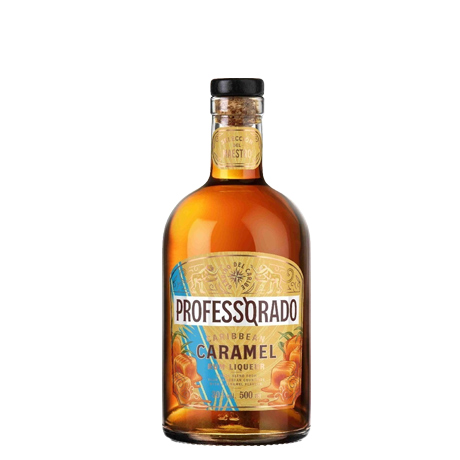 Vlastní etikety na alkohol - Rum Professorado Caramel
