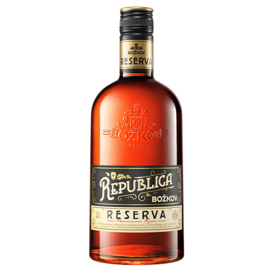 Vlastní etikety na alkohol - Rum Republica Reserva