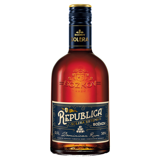 Vlastní etikety na alkohol - Rum Republica Solera