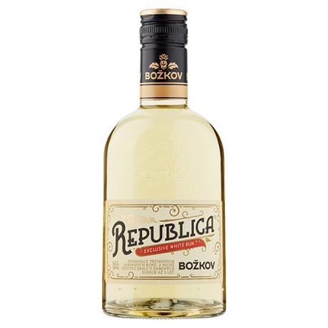 Vlastní etikety na alkohol - Rum Republica White