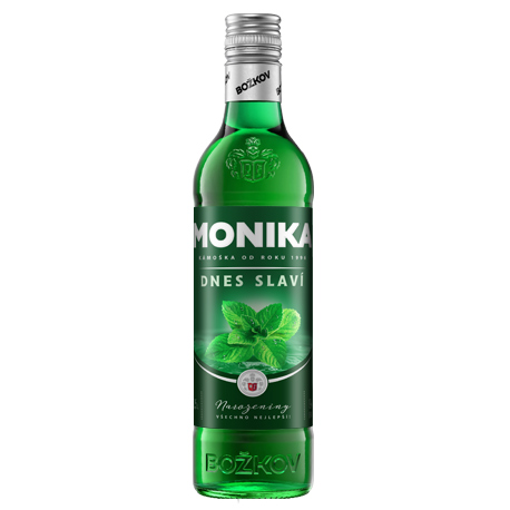 Vlastní etikety na alkohol - Božkov Zelená