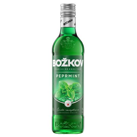 Vlastní etikety na alkohol - Božkov Zelená