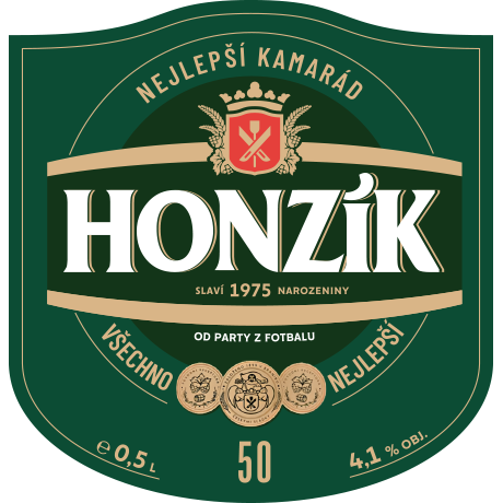 Braník 10° - přední strana etikety