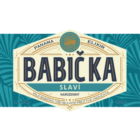 Rum Heffron Coconut - přední strana etikety