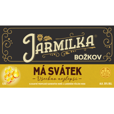 Republica Honey - stará etiketa - přední strana etikety