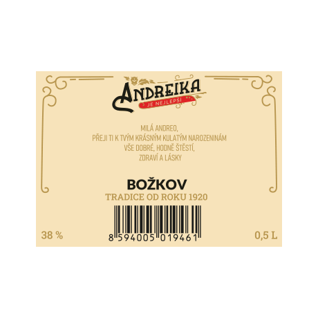 Rum Republica White - zadní strana etikety